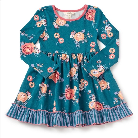 matilda jane blue floral dress